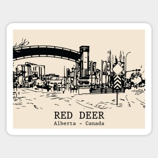 Red Deer - Alberta Magnet